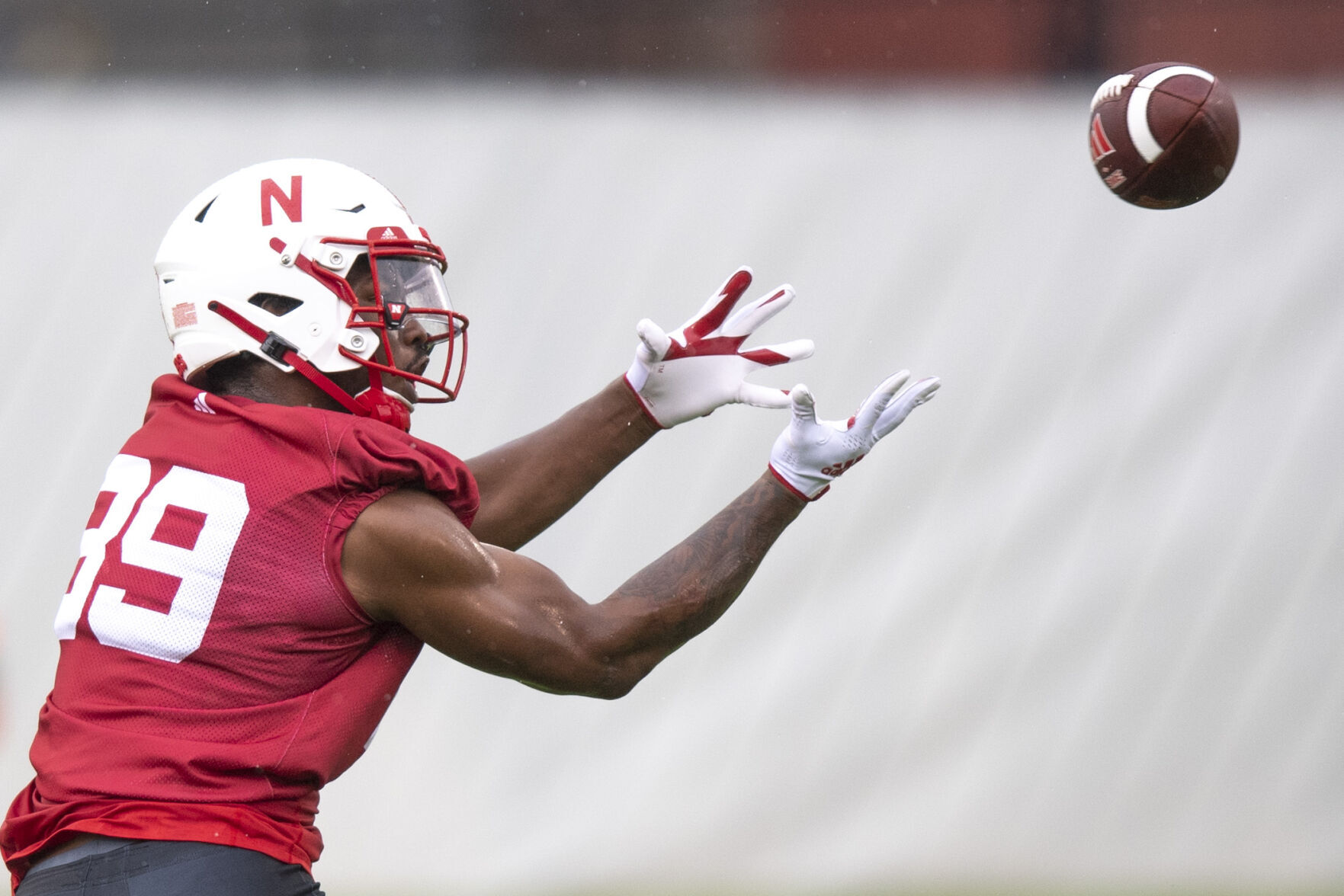 NU football practice, 7.31